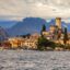 Malcesine – atrakcyjny port i kurort nad jeziorem Garda we Włoszech