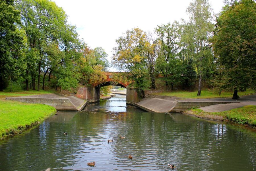 Piękny park Henryka Sienkiewicza to doskonałe miejsce na spacer i relaks, pełne zieleni 