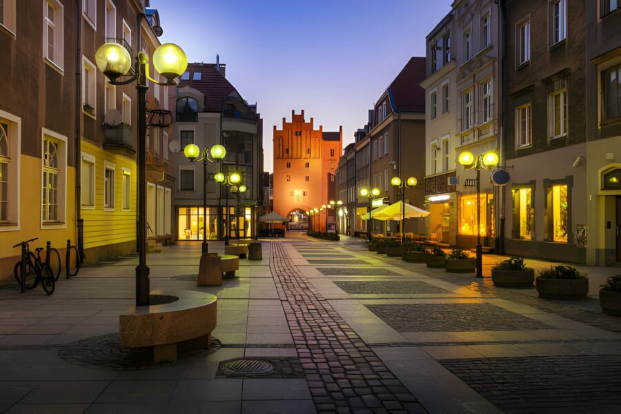 W Olsztynie zobaczymy także bramę miejską - jedyna jaka pozostała.